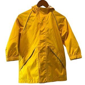 Mountain Equipment Co-op Children’s Aquanator Yellow Raincoat. Size 8.
